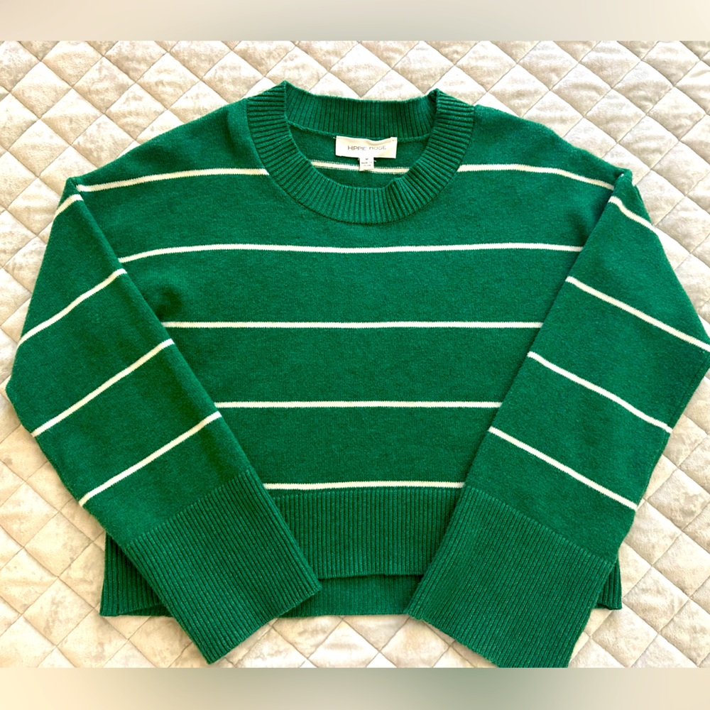 Striped Cropped Sweater